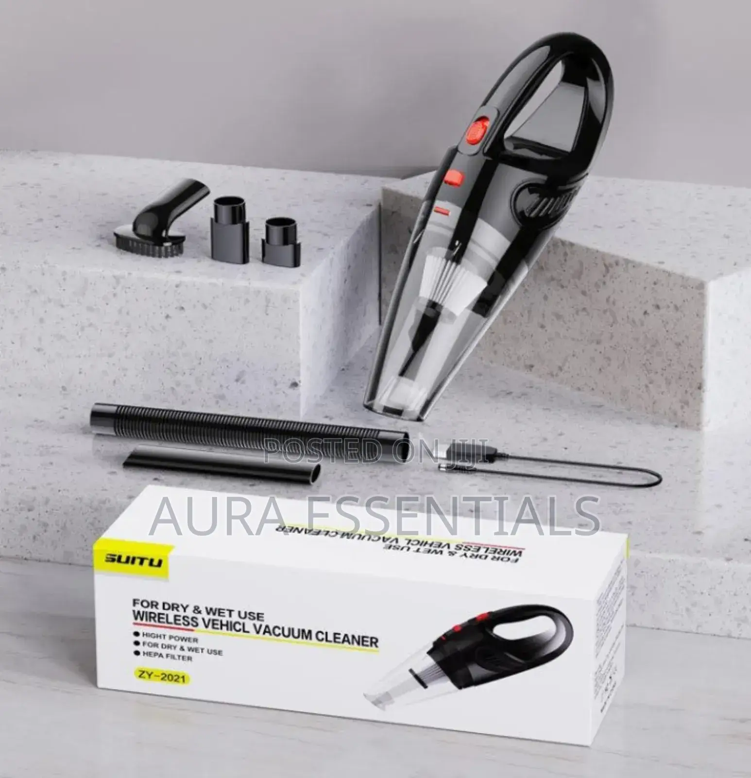 High-Power Handheld Wireless Car Vacuum Cleaner