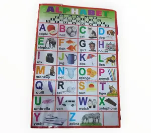 Alphabet Numbers Kids' Charts - Polythene Waterproof Chart