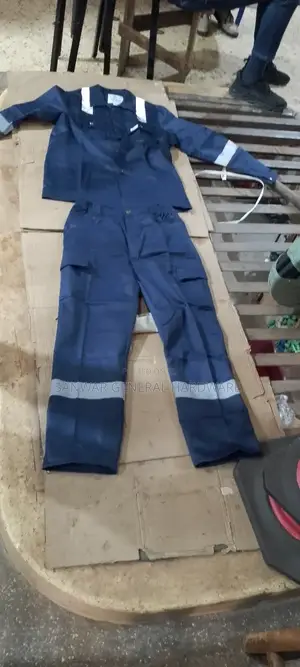 2piece Coveralls (Blue) With Reflectors.(Shirt And Trouser)