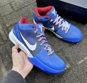 Nike Kobe 4 Protro Philly Blue/White Basketball Shoes