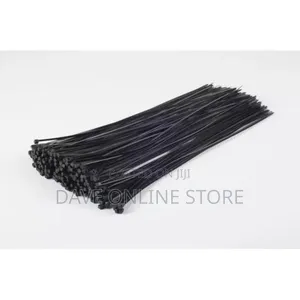 100 Pieces Strong Nylon Zip Ties,Black