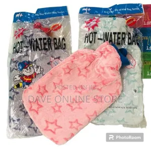 Hot Water Bottle/Bag With Cover -Assorted Color- 2 Liters