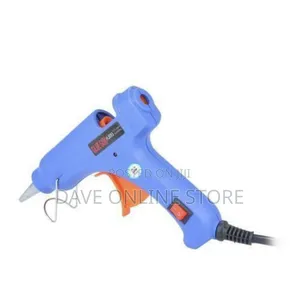 Electric Heating Hot Melt Glue Gun and Three Gun Glues- Blue