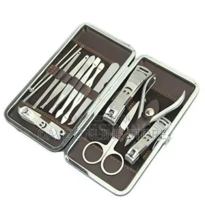 Home Manicure Set Nail Clippers Cuticle Grooming Kit 12 in 1