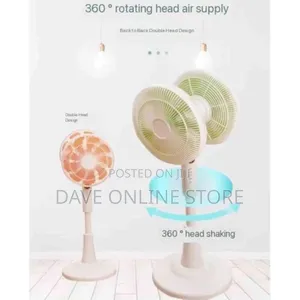 360° Double-Headed Rotating Household Air Circulation Fan