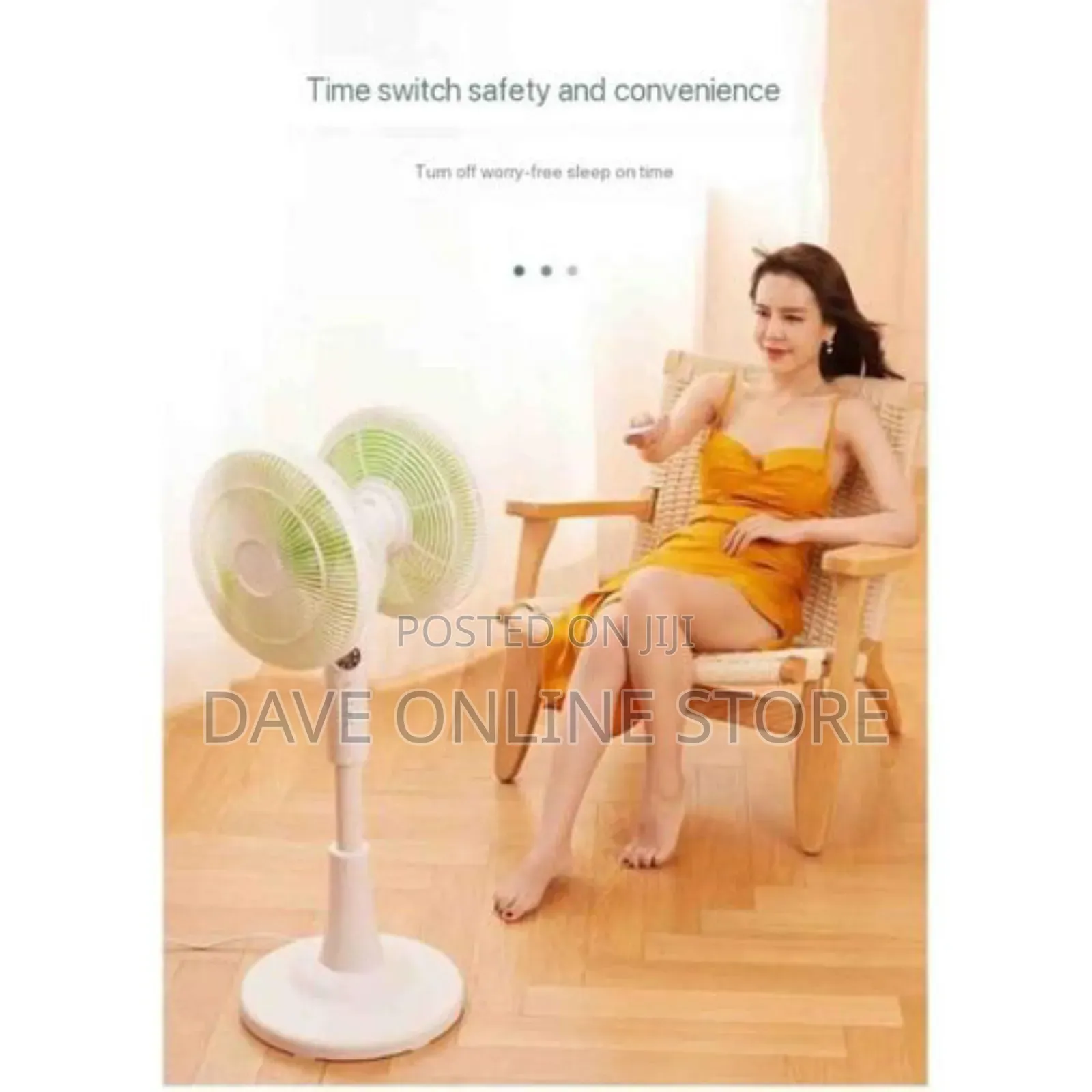 360° Double-Headed Rotating Household Air Circulation Fan