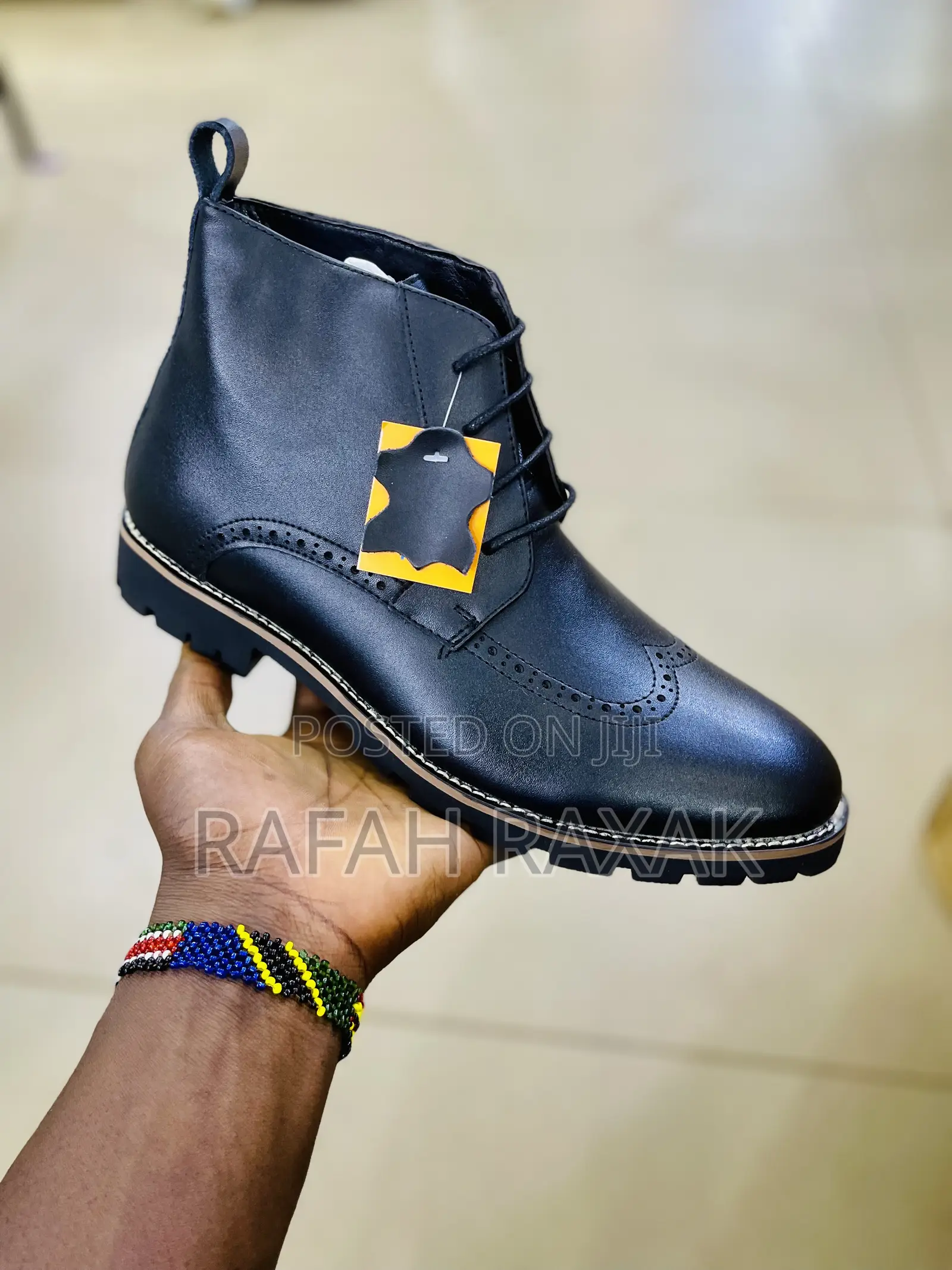 Classic Men’S Black G-Ten Oxford Ankle Boots