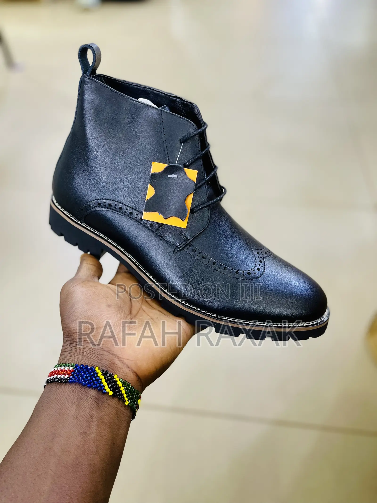 Classic Men’S Black G-Ten Oxford Ankle Boots