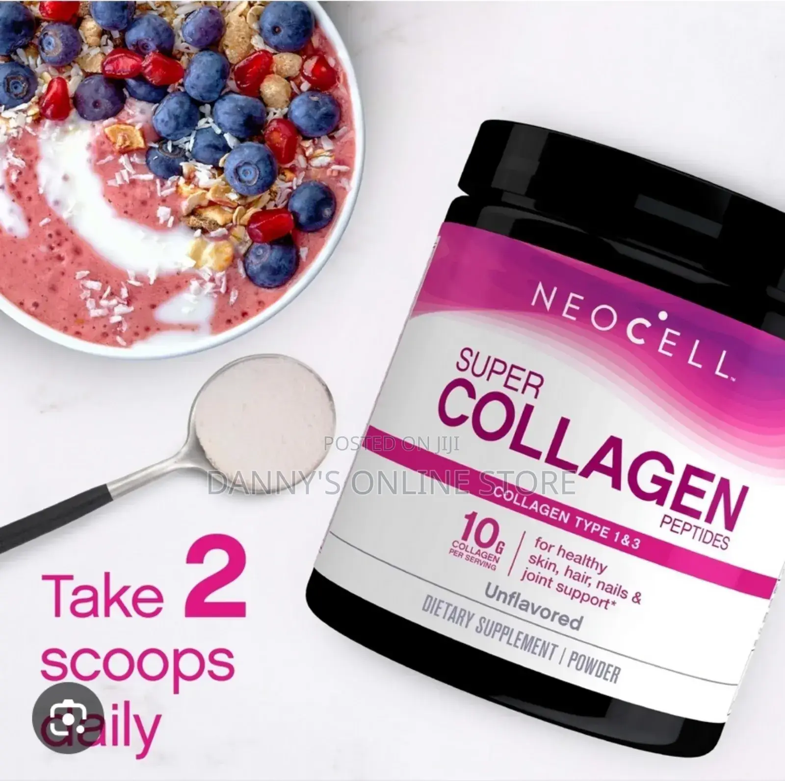 Grass-Fed Collagen Peptides, Unflavored, 200gm