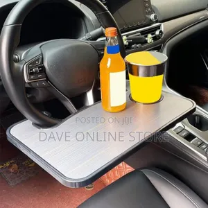 Portable Steering Wheel Dining Table Laptop Car Tray