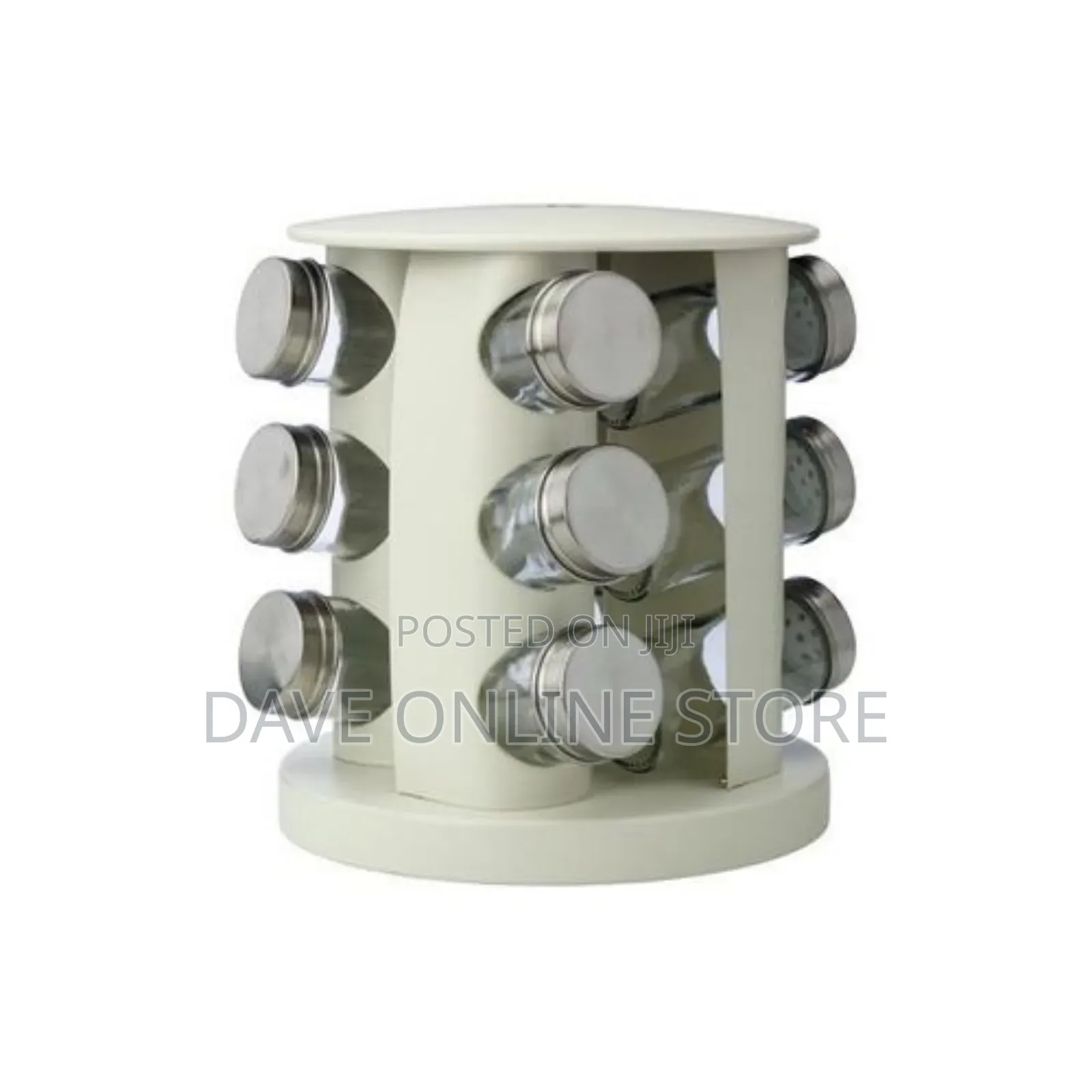 TRAY Spice Jar Rack Rotating Countertop, Spice Organizer