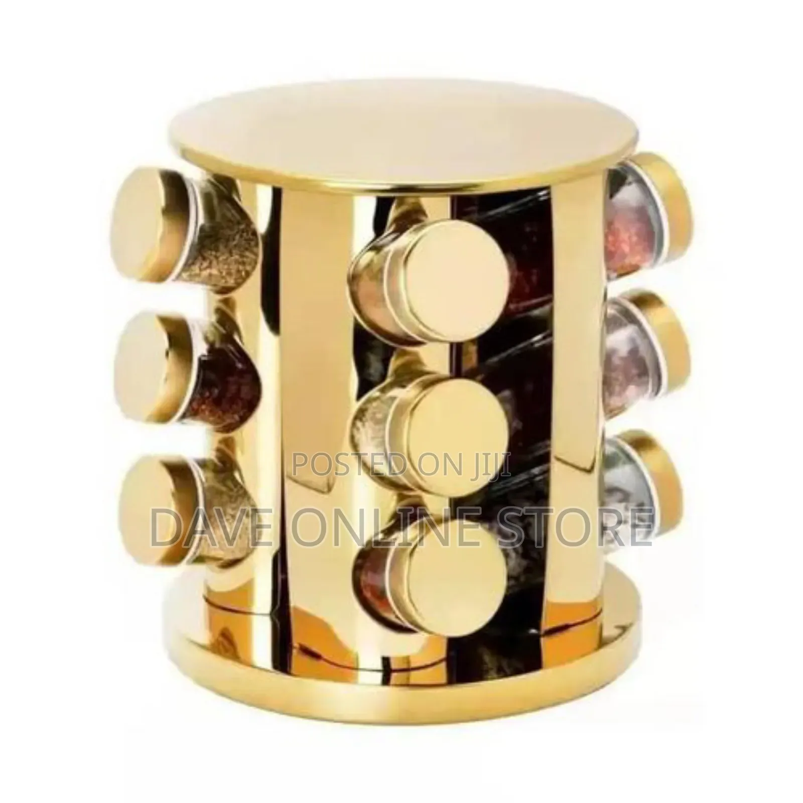 TRAY Spice Jar Rack Rotating Countertop, Spice Organizer