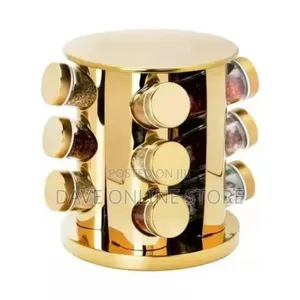 TRAY Spice Jar Rack Rotating Countertop, Spice Organizer