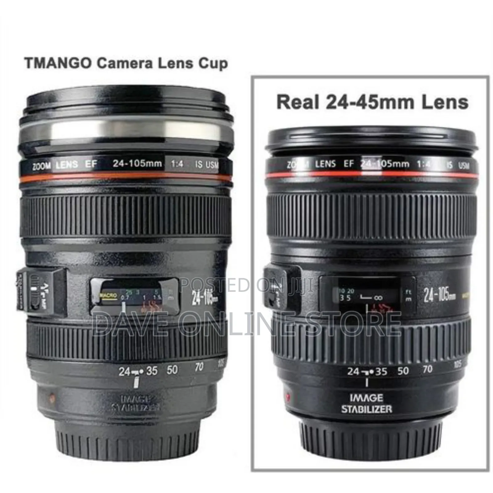 Travel Camera Shaped Mug - Black