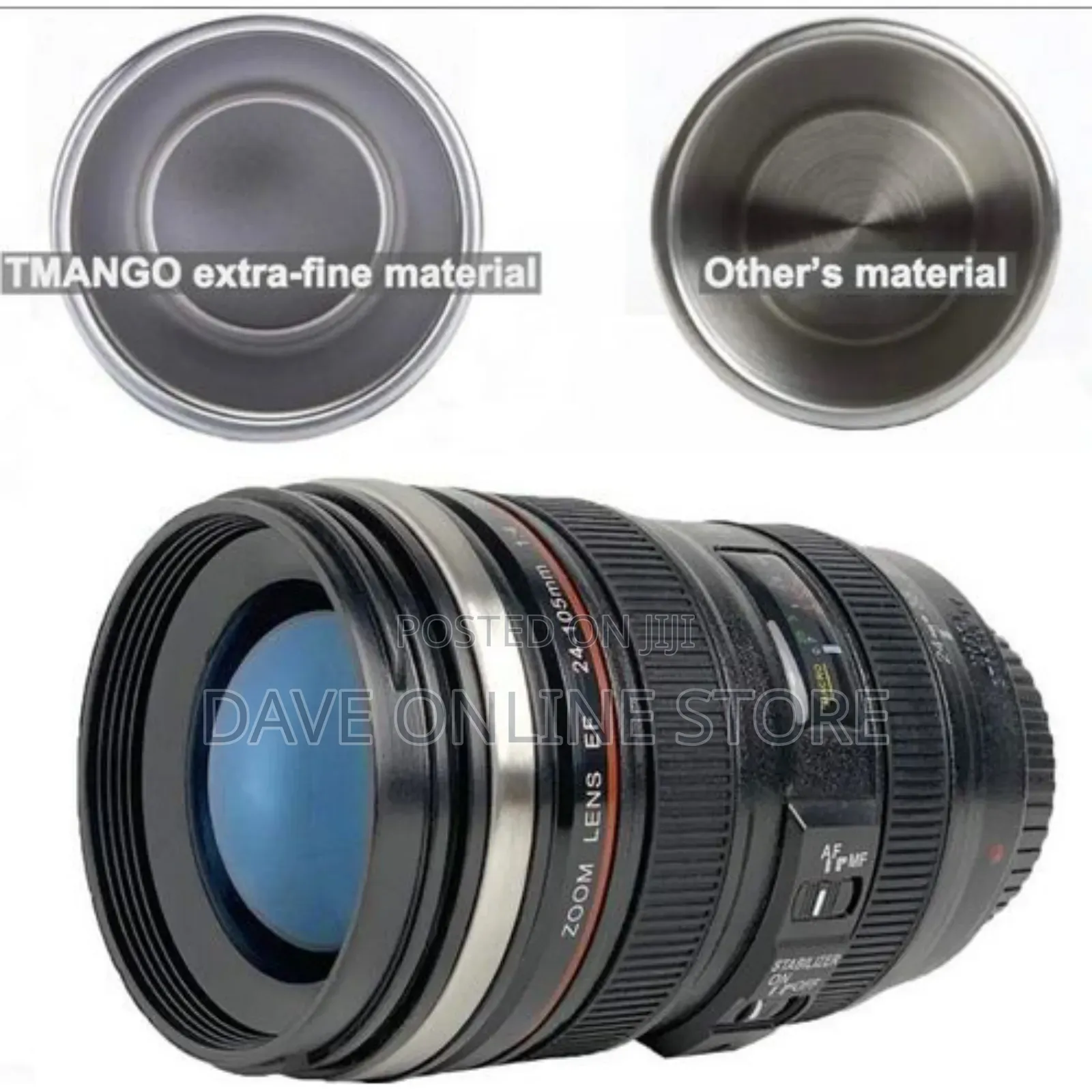 Travel Camera Shaped Mug - Black