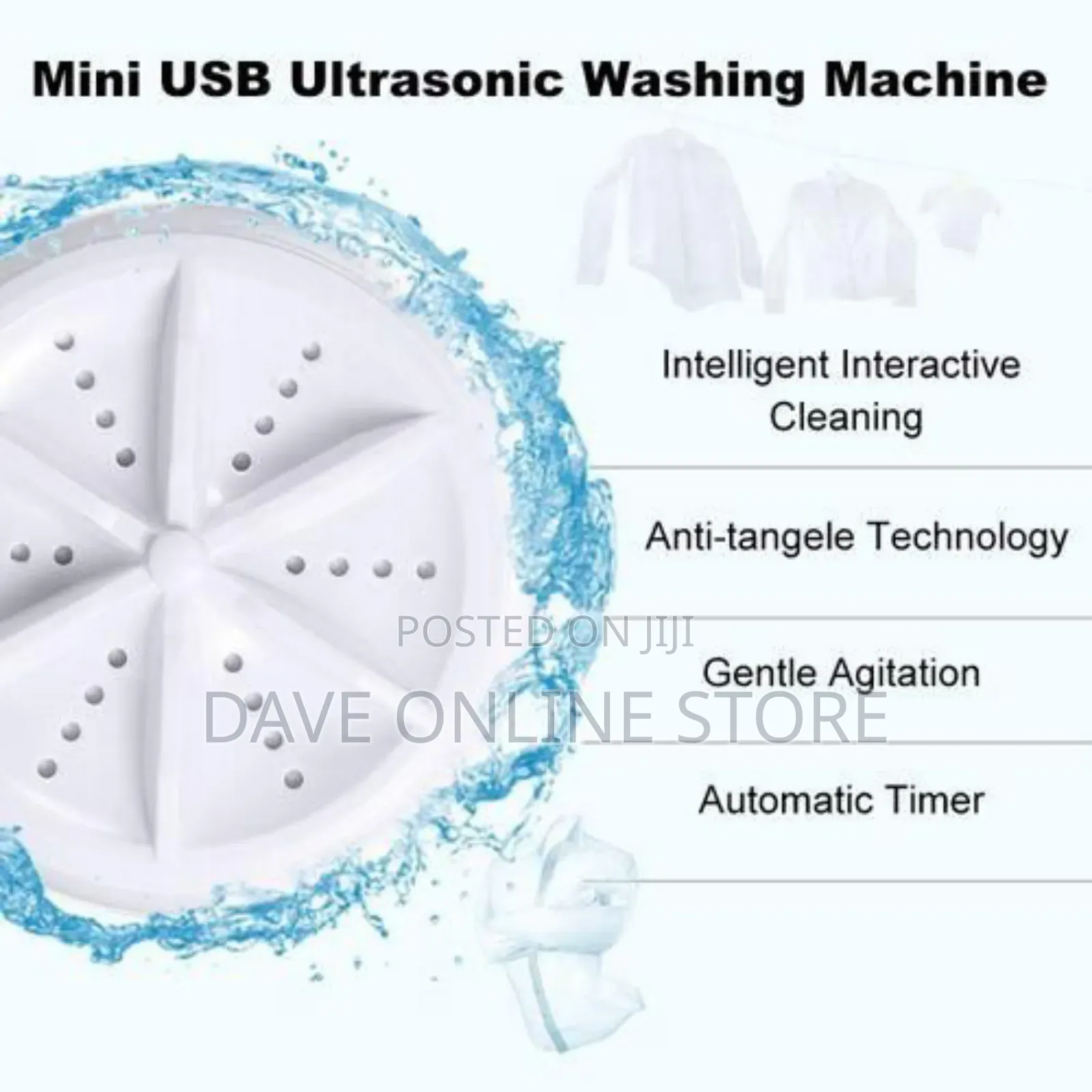 Ultrasonic Turbine Clothes Washing Machine