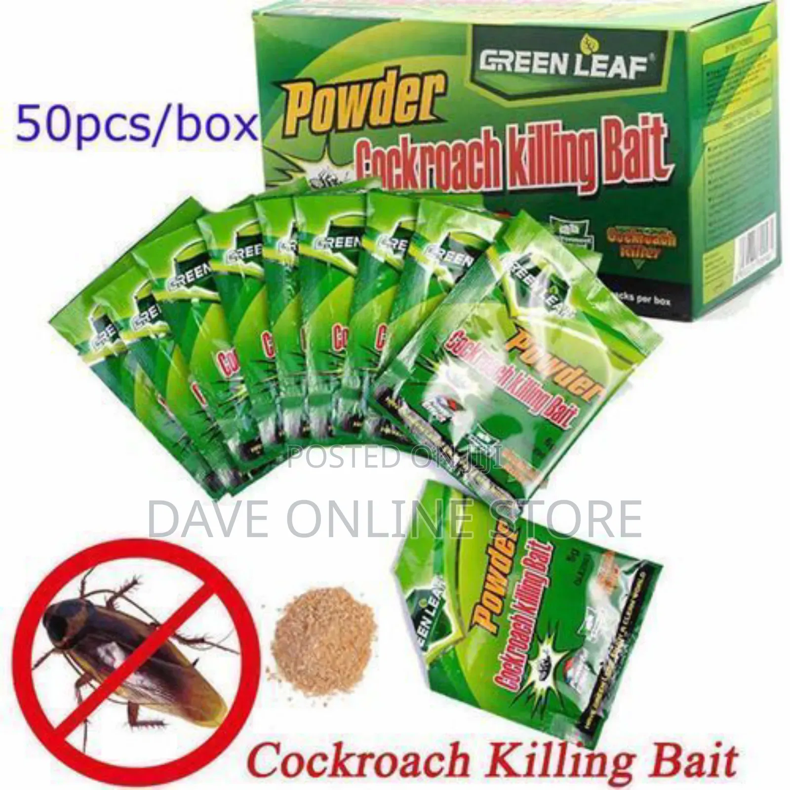 Green Leaf 50 PCS GL Cockroach Killing Powder –