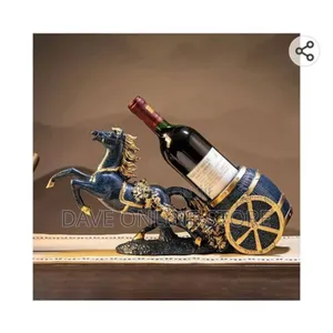 Horse Drum Wine Bottle Holder Home Decor