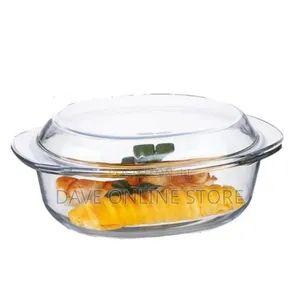 Oval Tempered Glass Casserole Dish