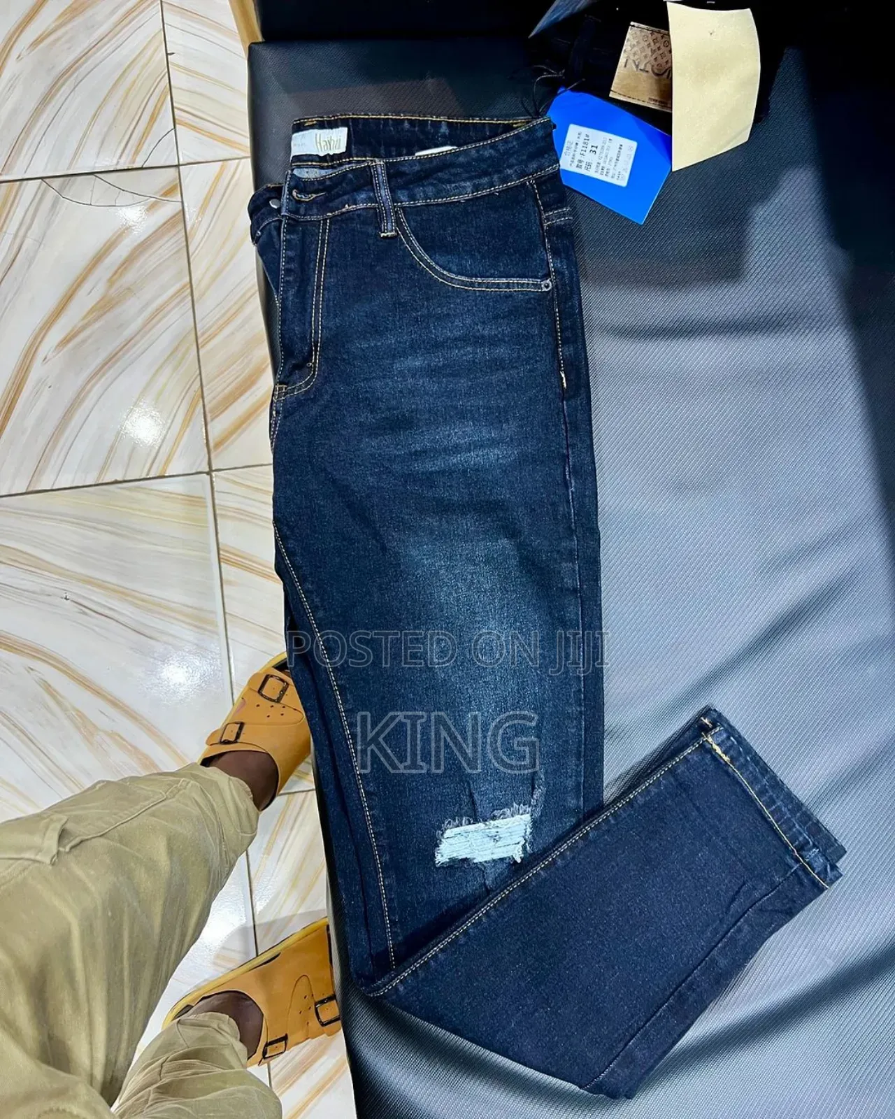 Lead Blue Jeans