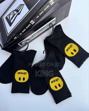 Drew Black Socks