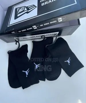 Black Air Jordan Socks