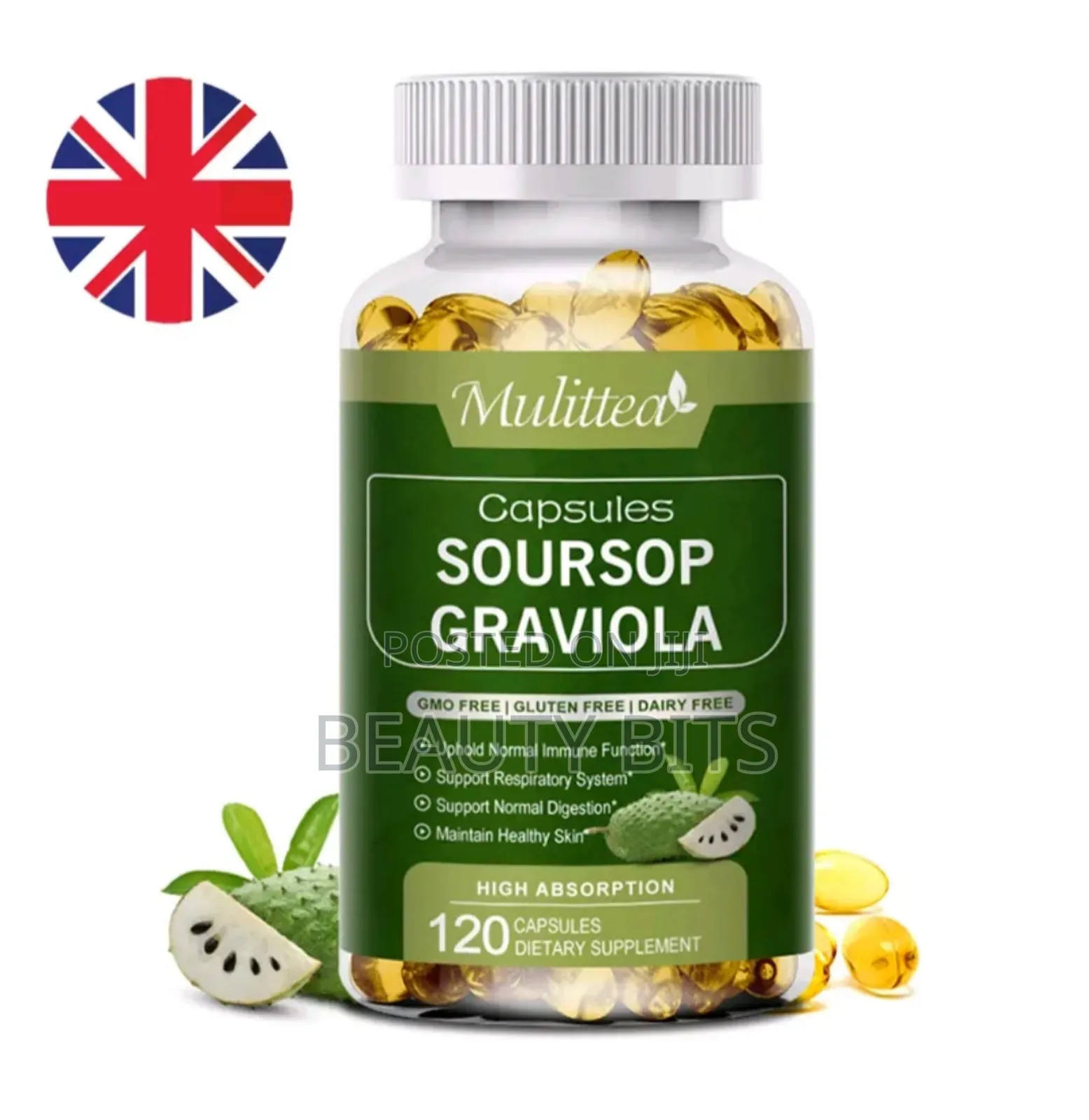 Soursop Soft Gels