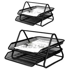 Metallic Office Files Tray