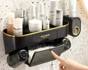 Multi-Purpose Bathroom Holder and Dispenser