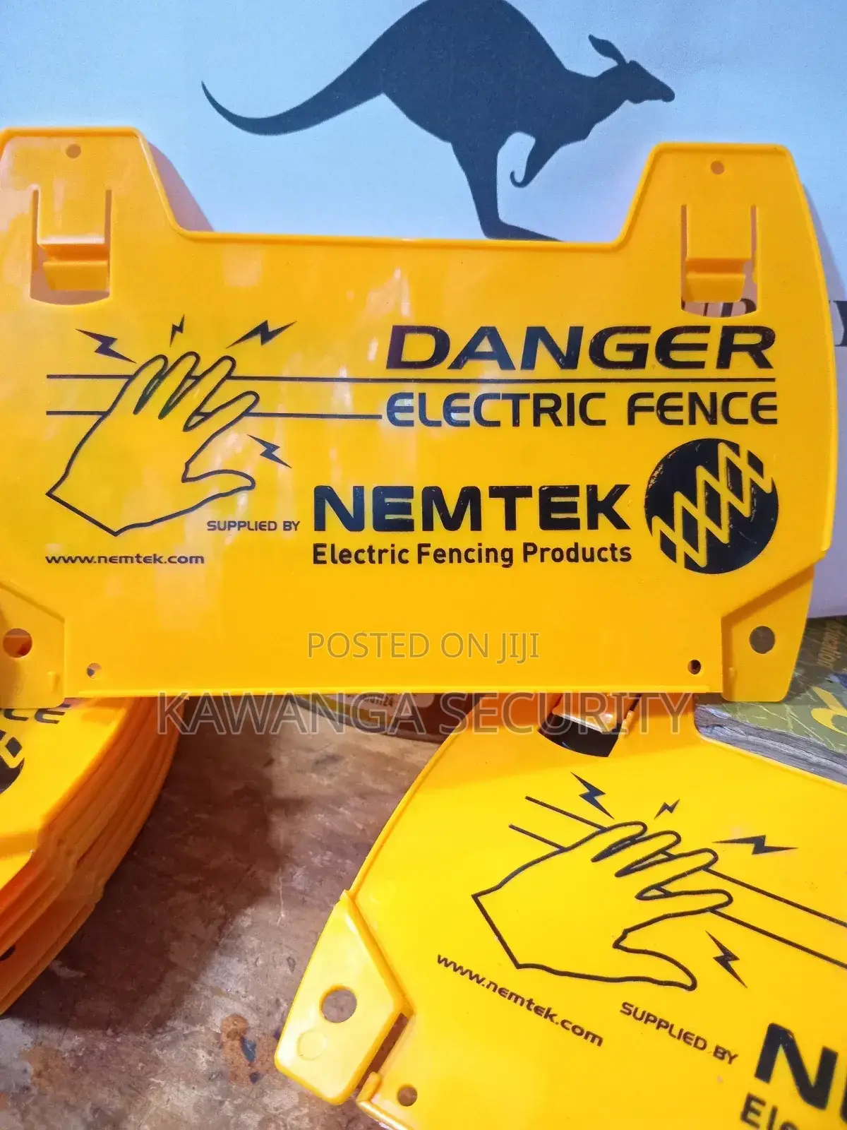Electric Fence Warning Signs