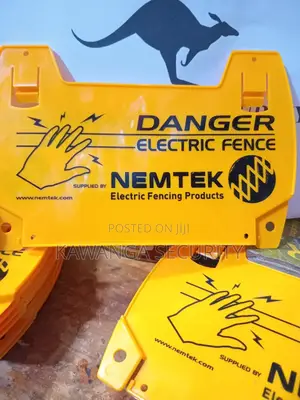 Electric Fence Warning Signs