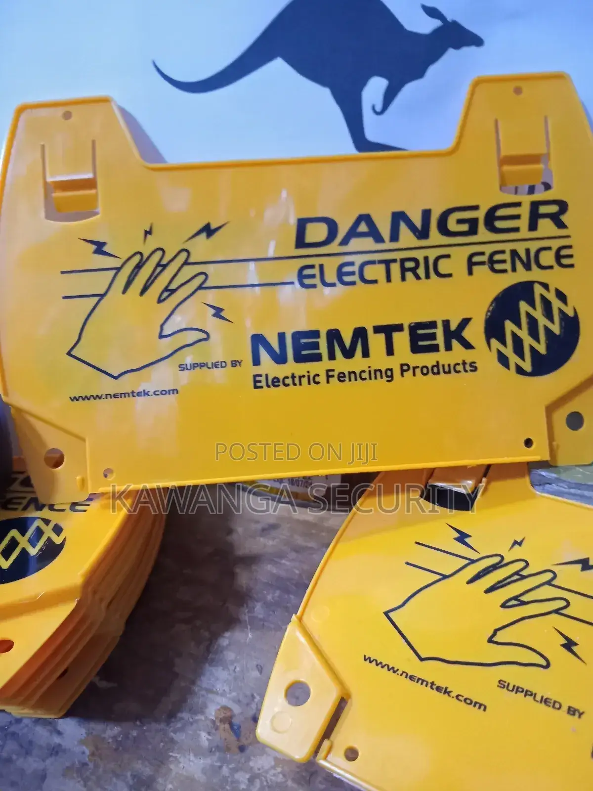 Electric Fence Warning Signs