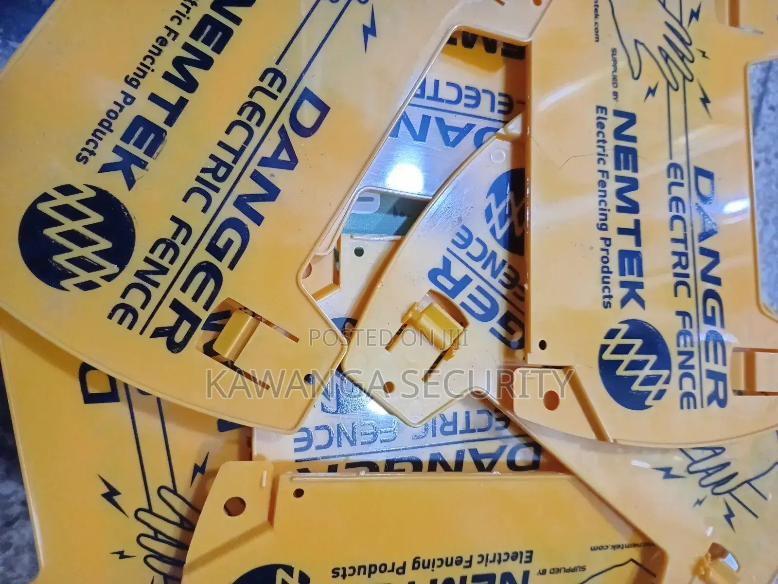 Electric Fence Warning Signs