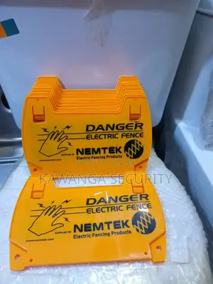 Electric Fence Warning Signs