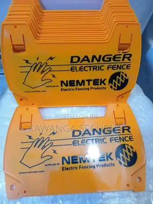 Electric Fence Warning Signs