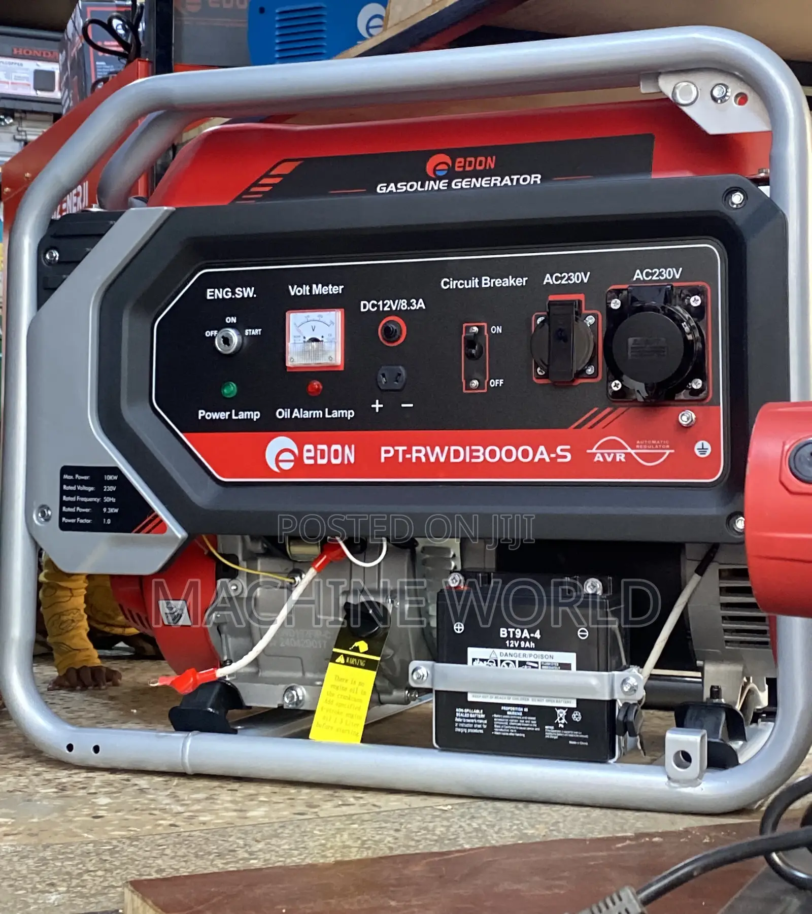 10kva/Kw Petrol Generator With Industrial Plug