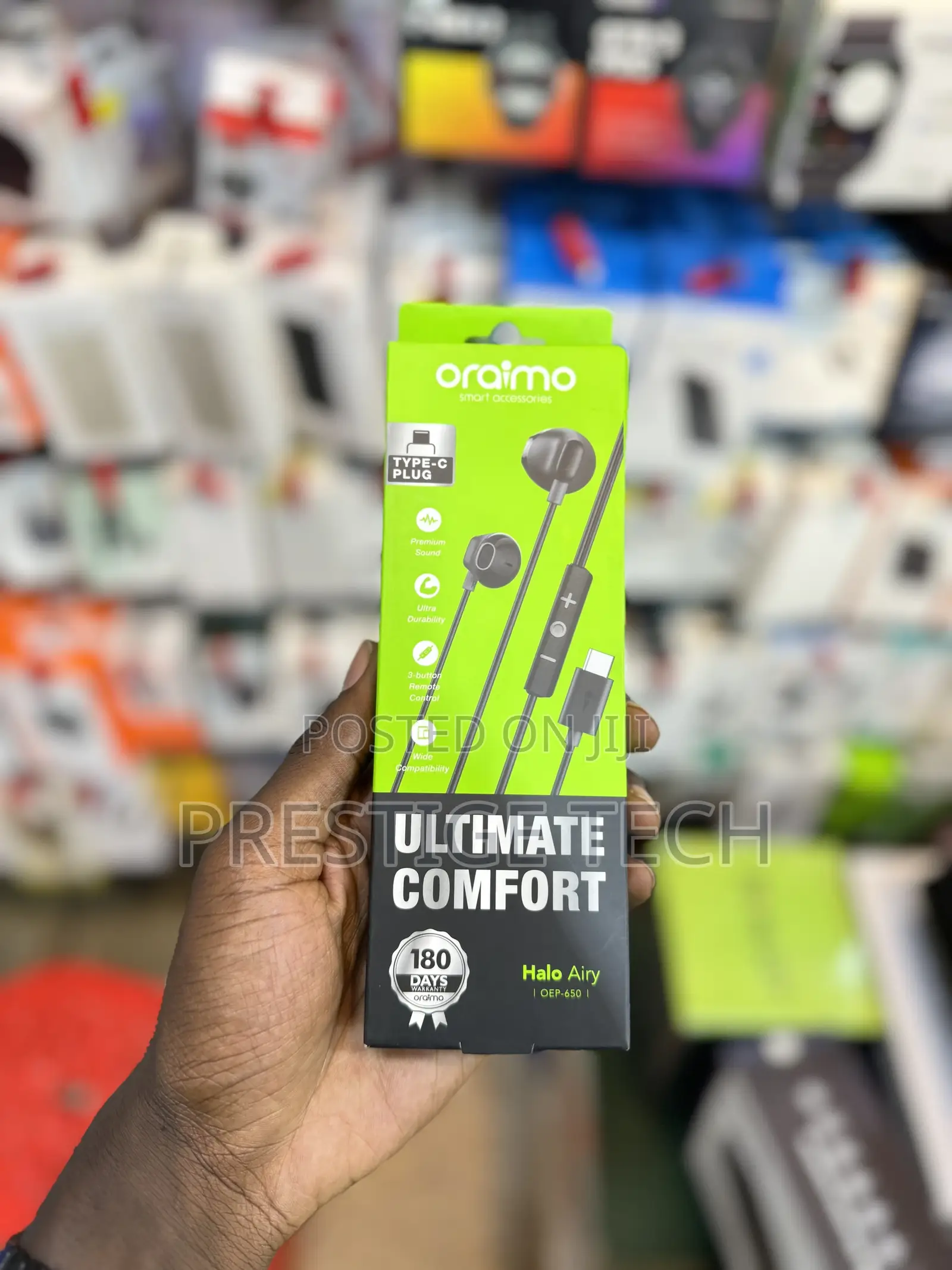 Oraimo Type C Headphones / USB C Headphones