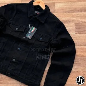 Denim Jacket. Black