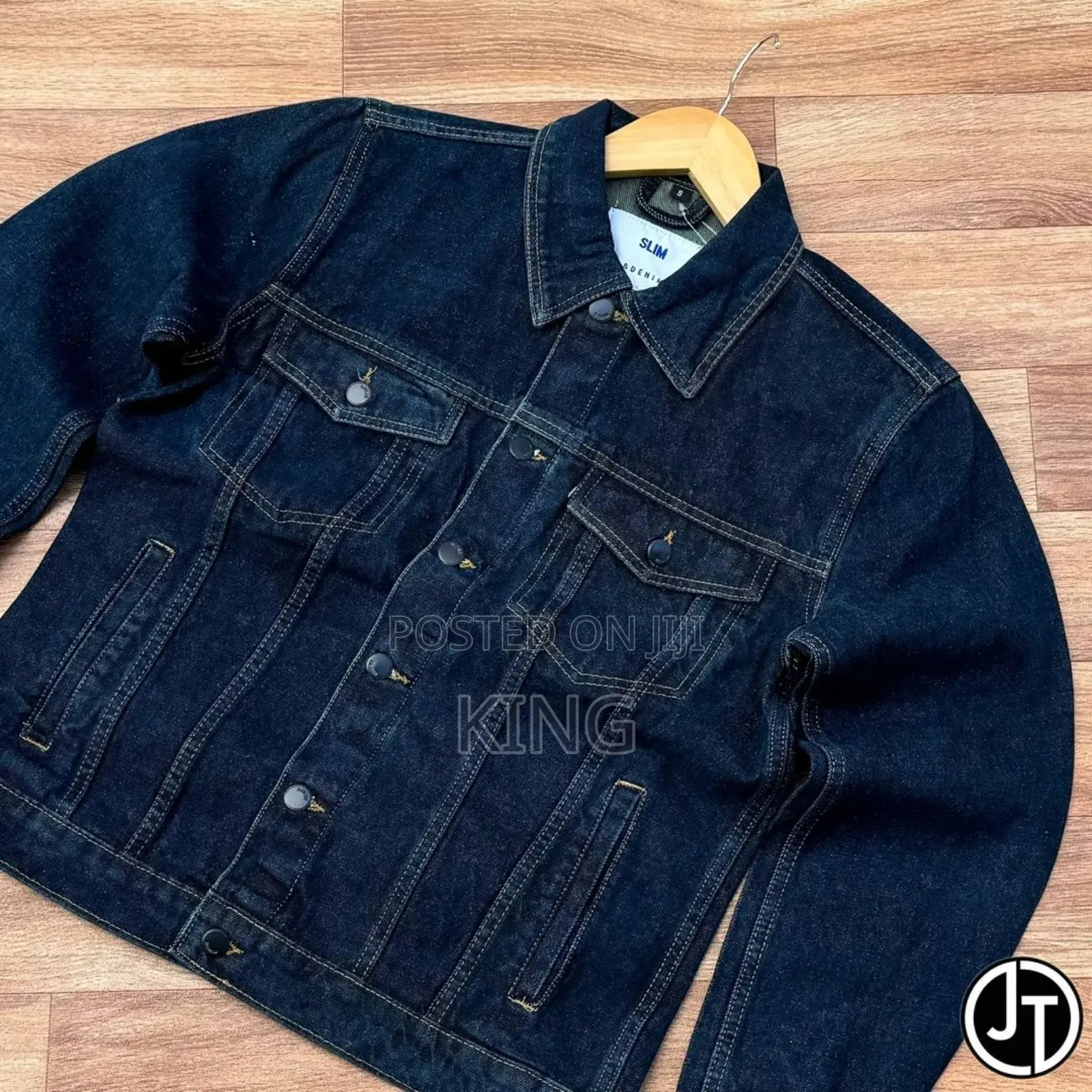 Navy Blue Denim Jacket