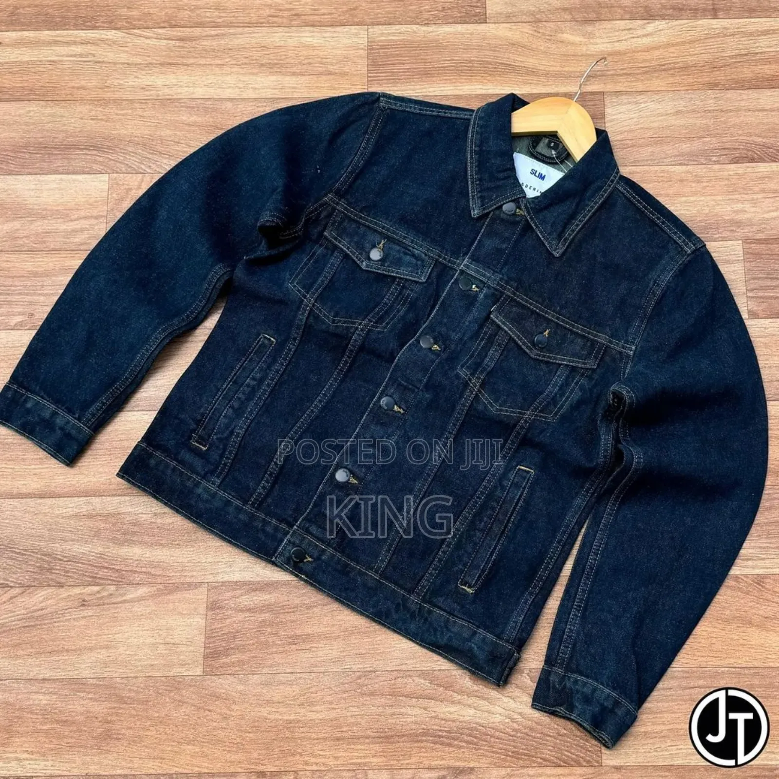 Navy Blue Denim Jacket