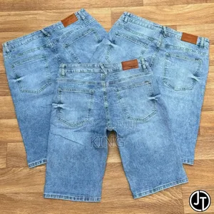 Sky-Blue Short Jeans