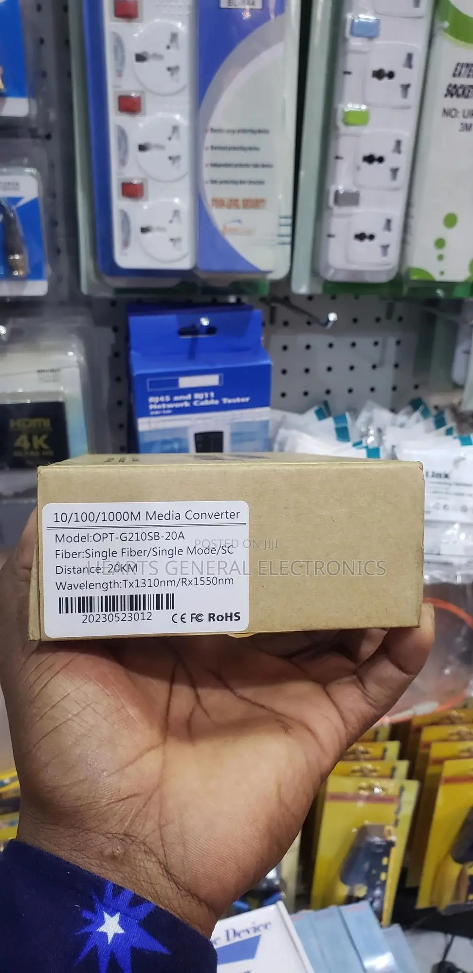 Fiber Media Converter (Dual Fiber/Single Mode/Sc)