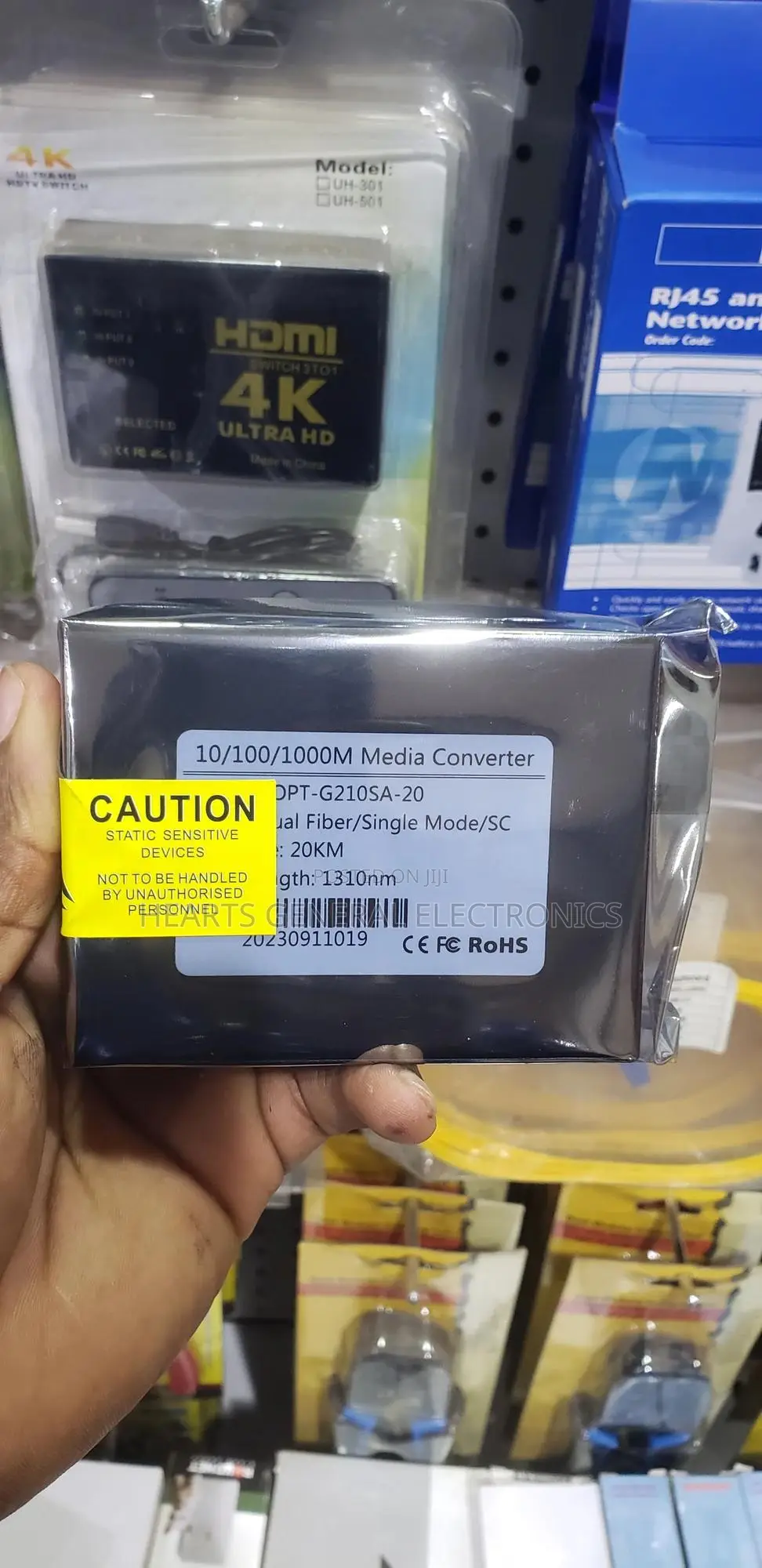 Fiber Media Converter (Dual Fiber/Single Mode/Sc)