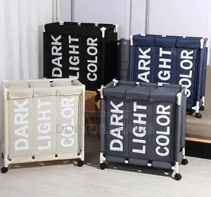 Brand New Laundry Sorter With Rolling Wheels