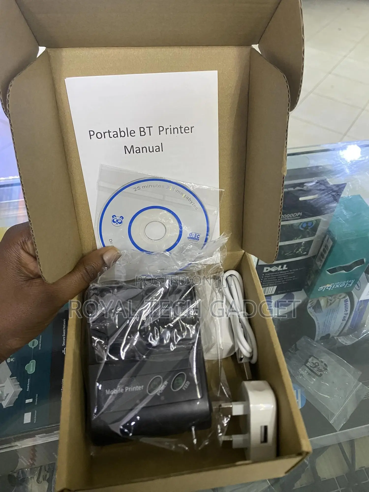 Original Mobile Bluetooth Printer With Drivers Installed