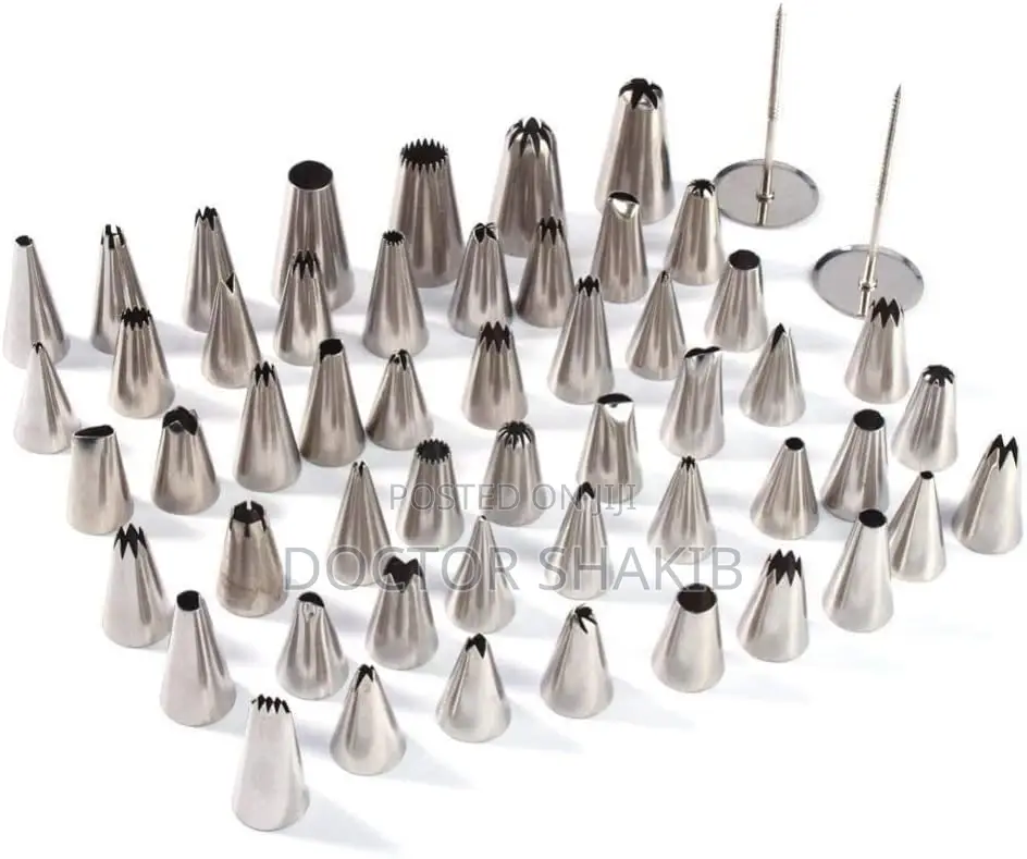 Affordable 52pc Nozzle Tip Cake Decorating Tools