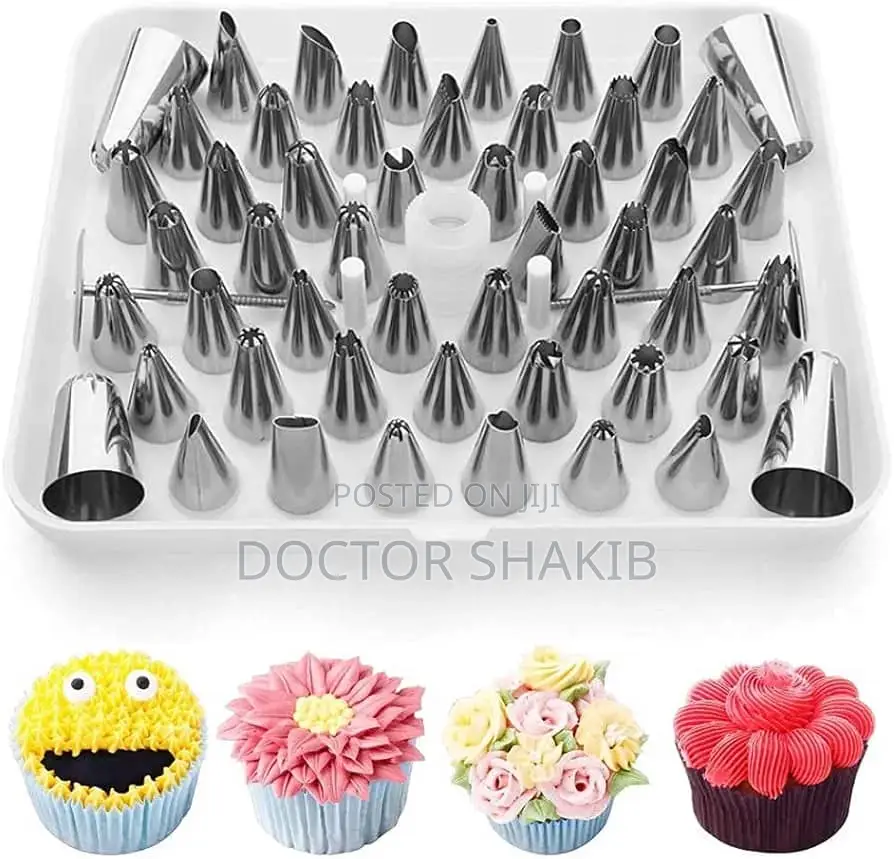 Affordable 52pc Nozzle Tip Cake Decorating Tools