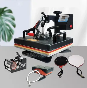 5 in 1 Heat Press Machine L Multifunctional Swing Away