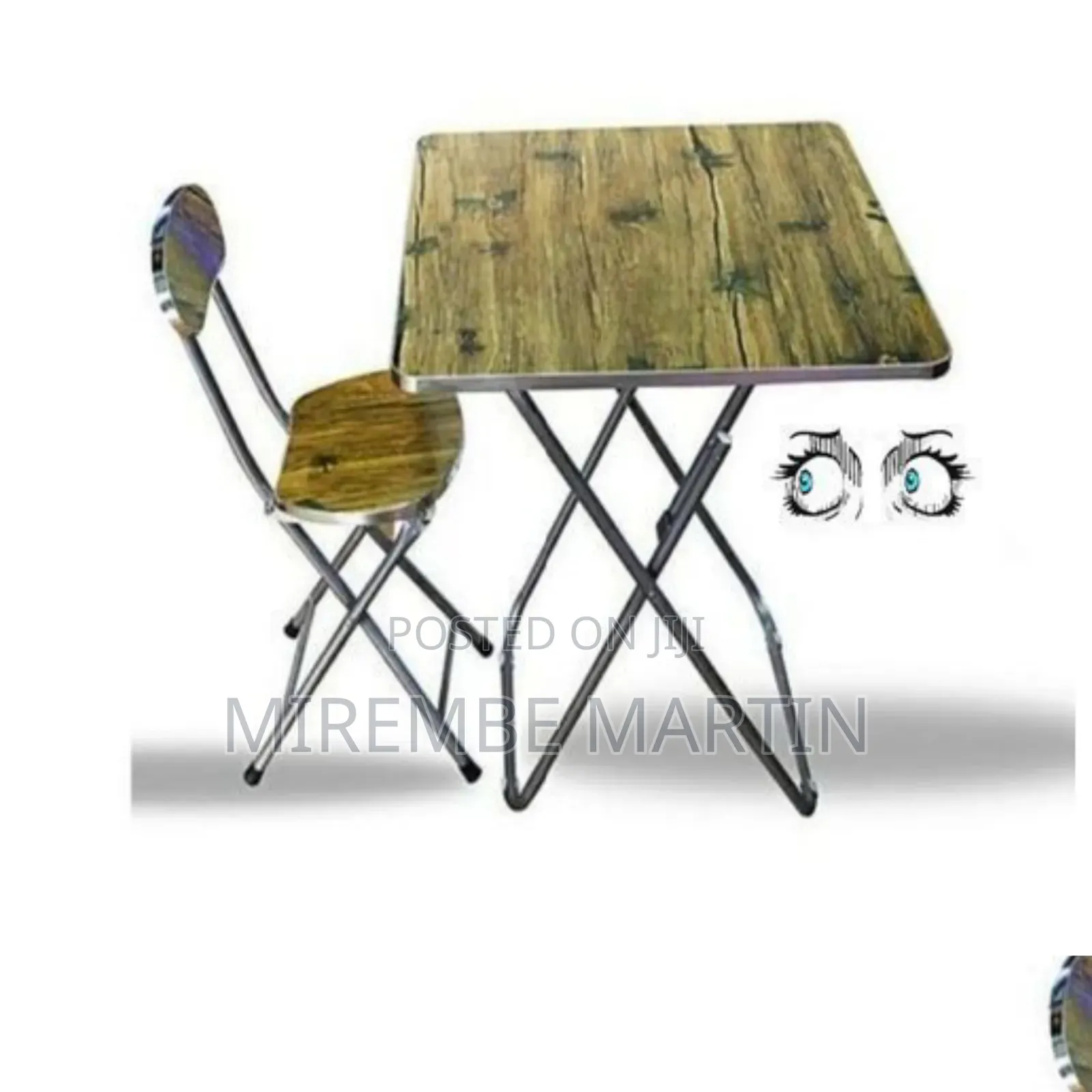 Folding Reading Table With Chair.