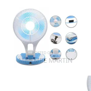Rechargeable Mini Fan With Led Light.